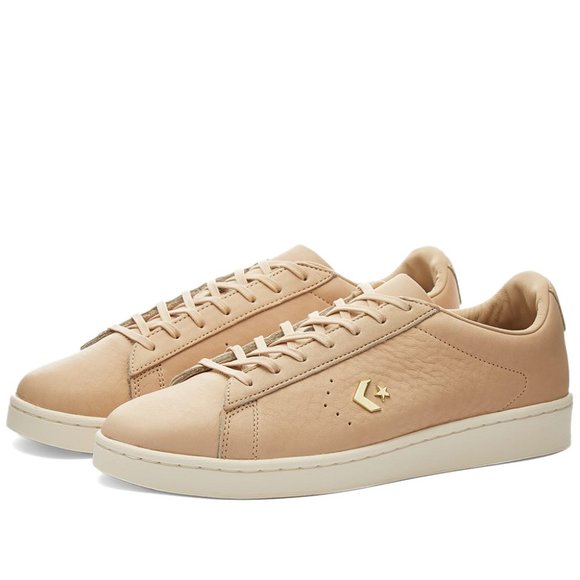 NIB $140 Converse X Horween  Pro Leather Ox Hazelnut 168852C US Mens 9/9.5/10 - Picture 7 of 12